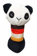 ZABAWKA dla psa PLUSZOWA materiałowa Z PISZCZAŁKĄ DUŻA MOCNA panda 22 cm