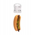 Zabawka dla psa HOT DOG HOTDOG piszczący winylowy FAST FOOD szczeniaka 14cm