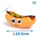 Zabawka dla psa HOT DOG HOTDOG piszczący winylowy FAST FOOD szczeniaka 14cm